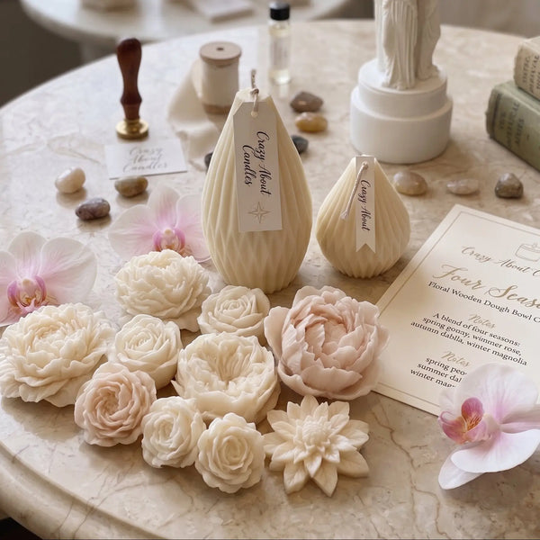 Origami Lantern Candle — Handcrafted Soy Wax Decor - handmade home fragrance gift