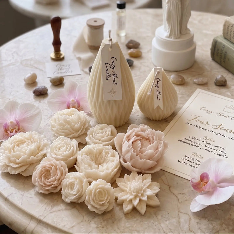 Origami Lantern Candle — Handcrafted Soy Wax Decor - handmade home fragrance gift