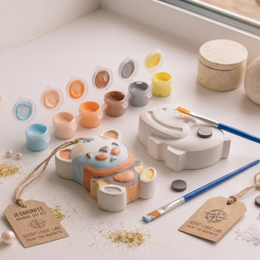 Jesmonite DIY Paint-Your-Own Animal Magnets Kit