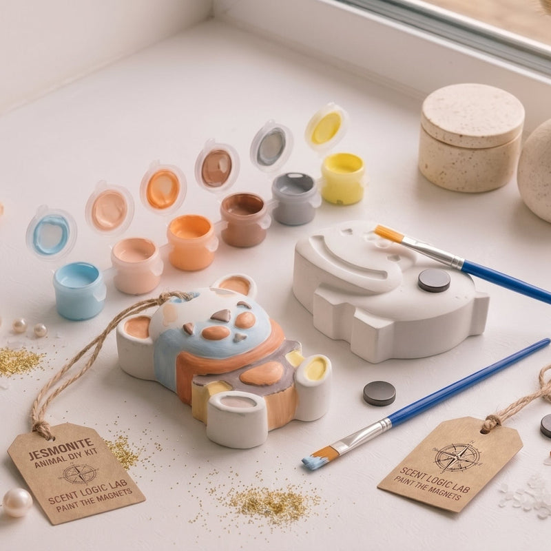 Jesmonite DIY Paint-Your-Own Animal Magnets Kit