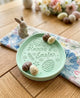 Floral Easter Egg Tray – Handcrafted Jesmonite - handmade home fragrance gift