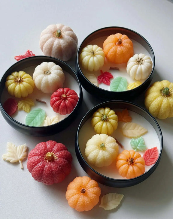 Pumpkin Patch Candle - Seasonal Soy Wax Candle for Home Decor and Gifting - handmade home fragrance gift
