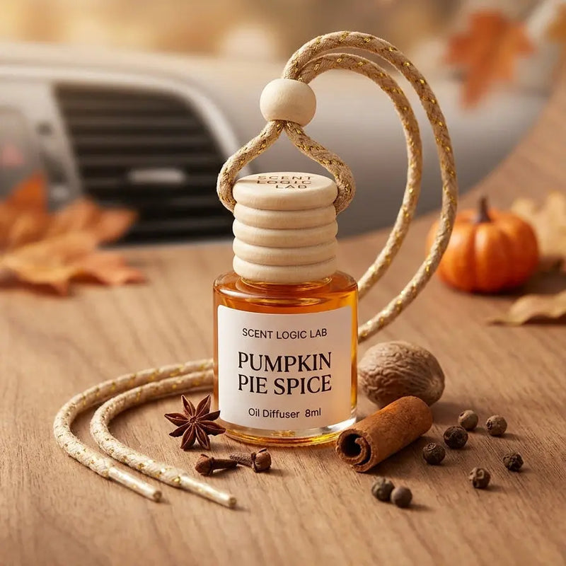 Luxury Car Diffuser Christmas Scents – Long-Lasting 8ml Holiday Fragrance - handmade home fragrance gift