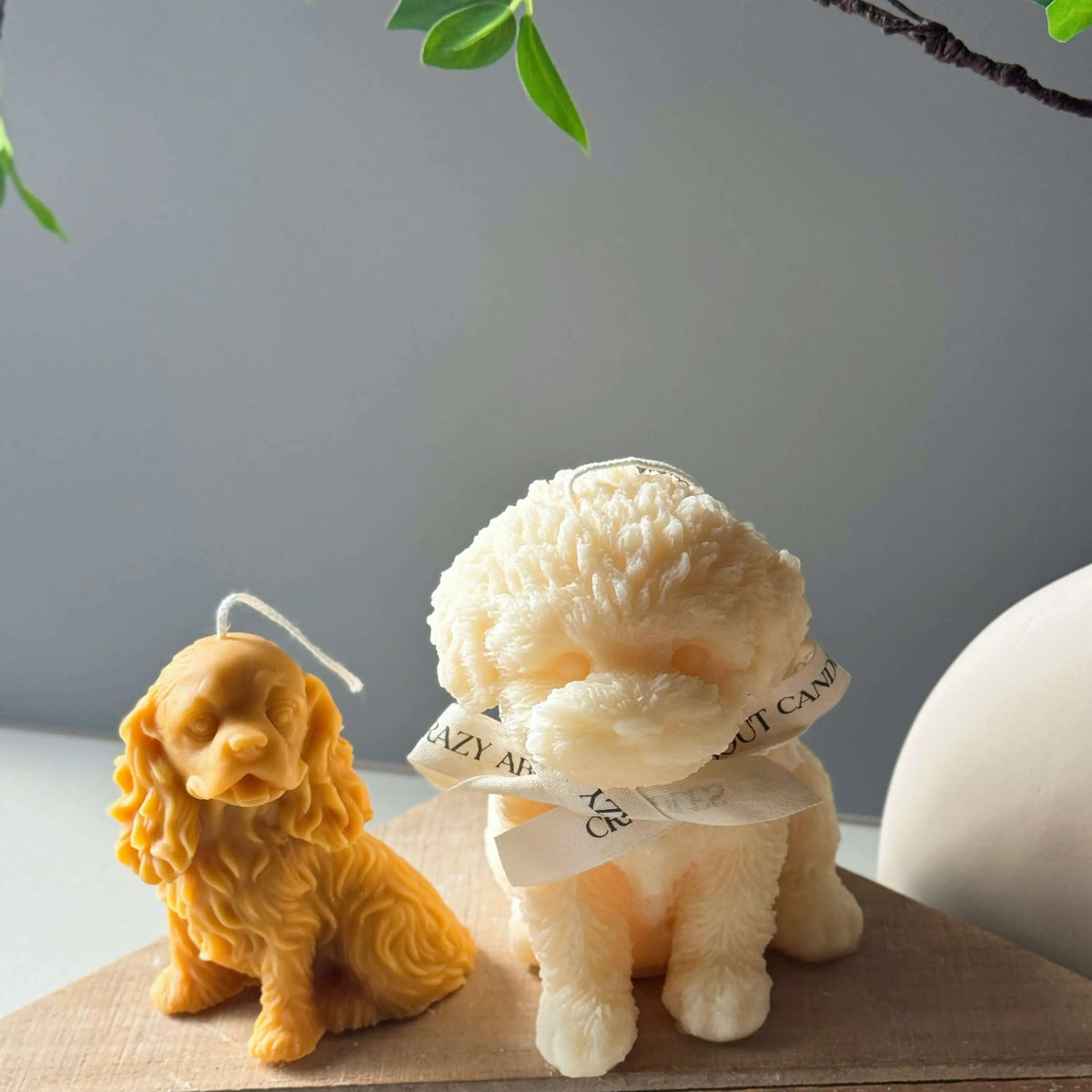 Large Puppy Candle - Perfect for Dog Lovers - handmade home fragrance gift