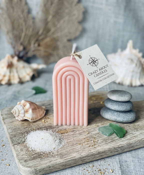 Rainbow Arch Candle - handmade home fragrance gift