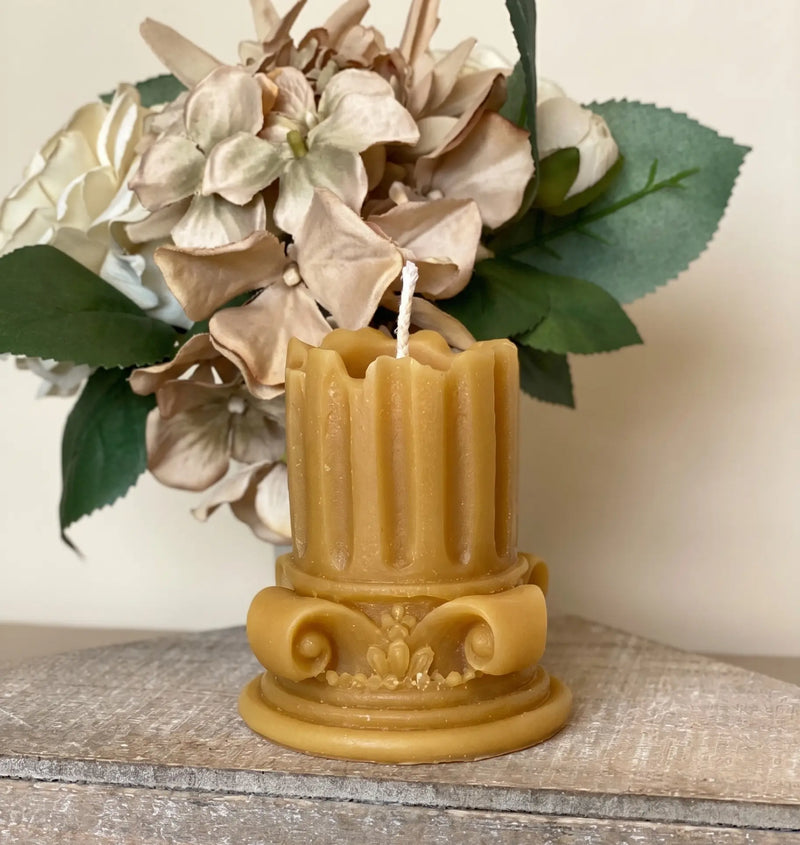 Romano Pillar Candle | Elegant Home Decor