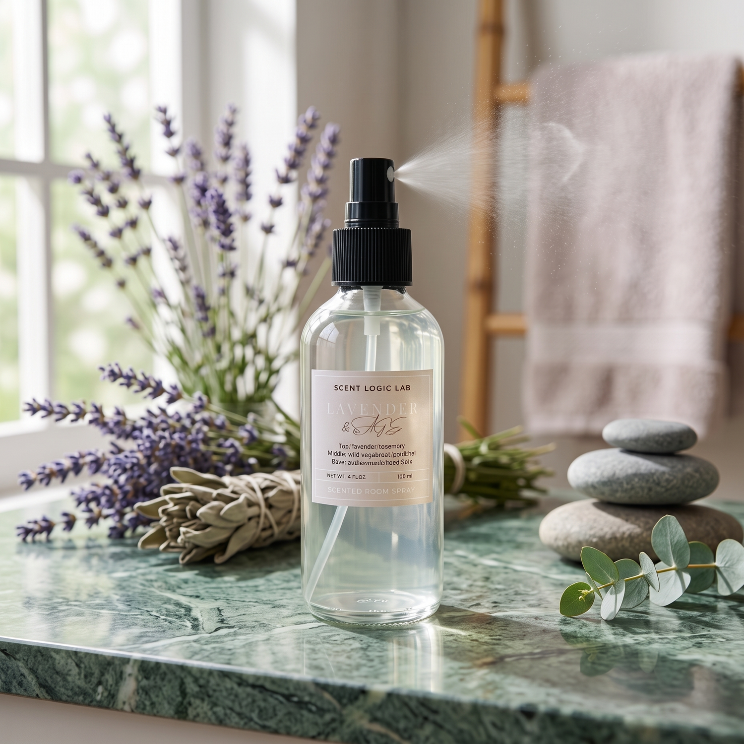 4oz Room & Linen Spray – Over 20 Luxe Scents - handmade home fragrance gift