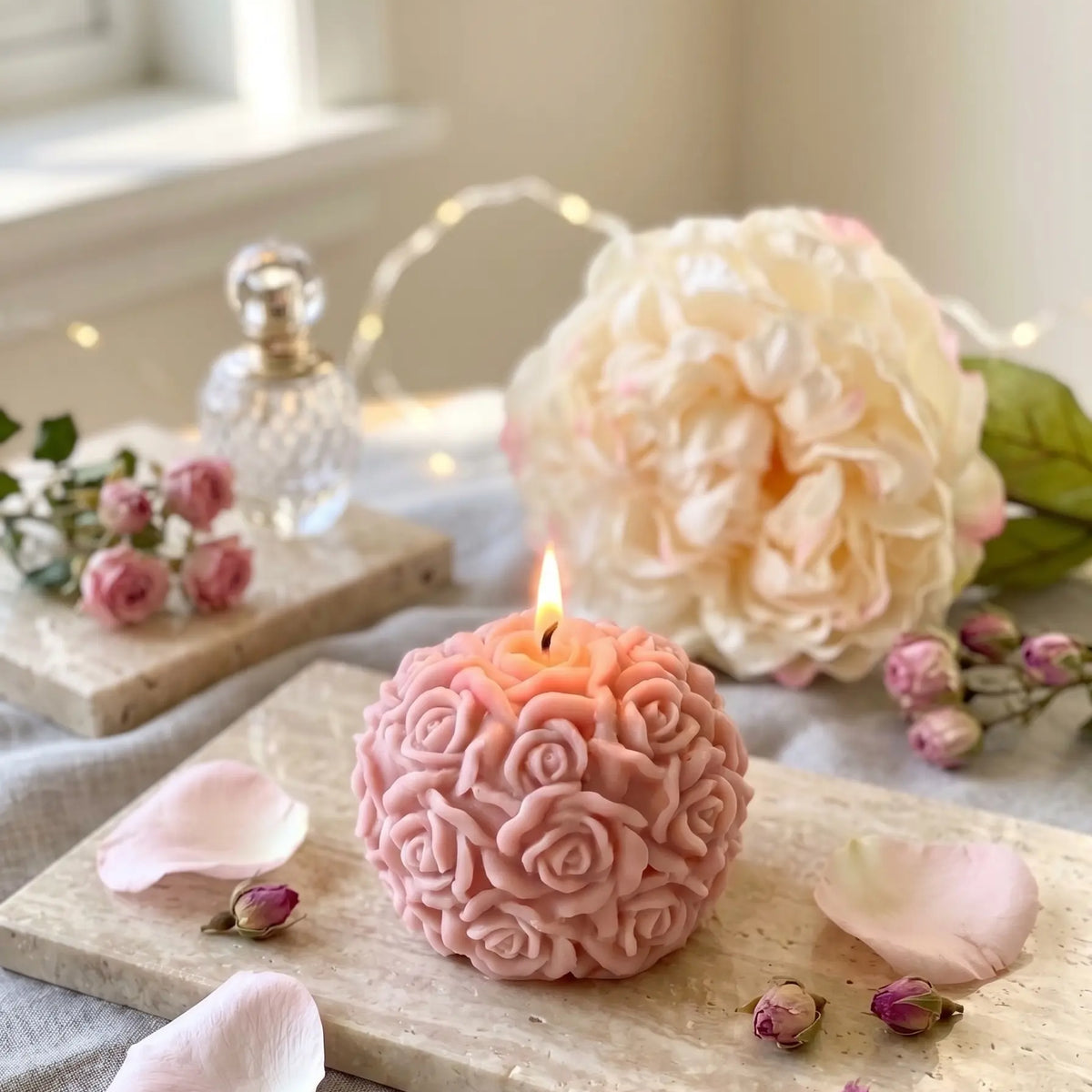 Rose Blossom Candle