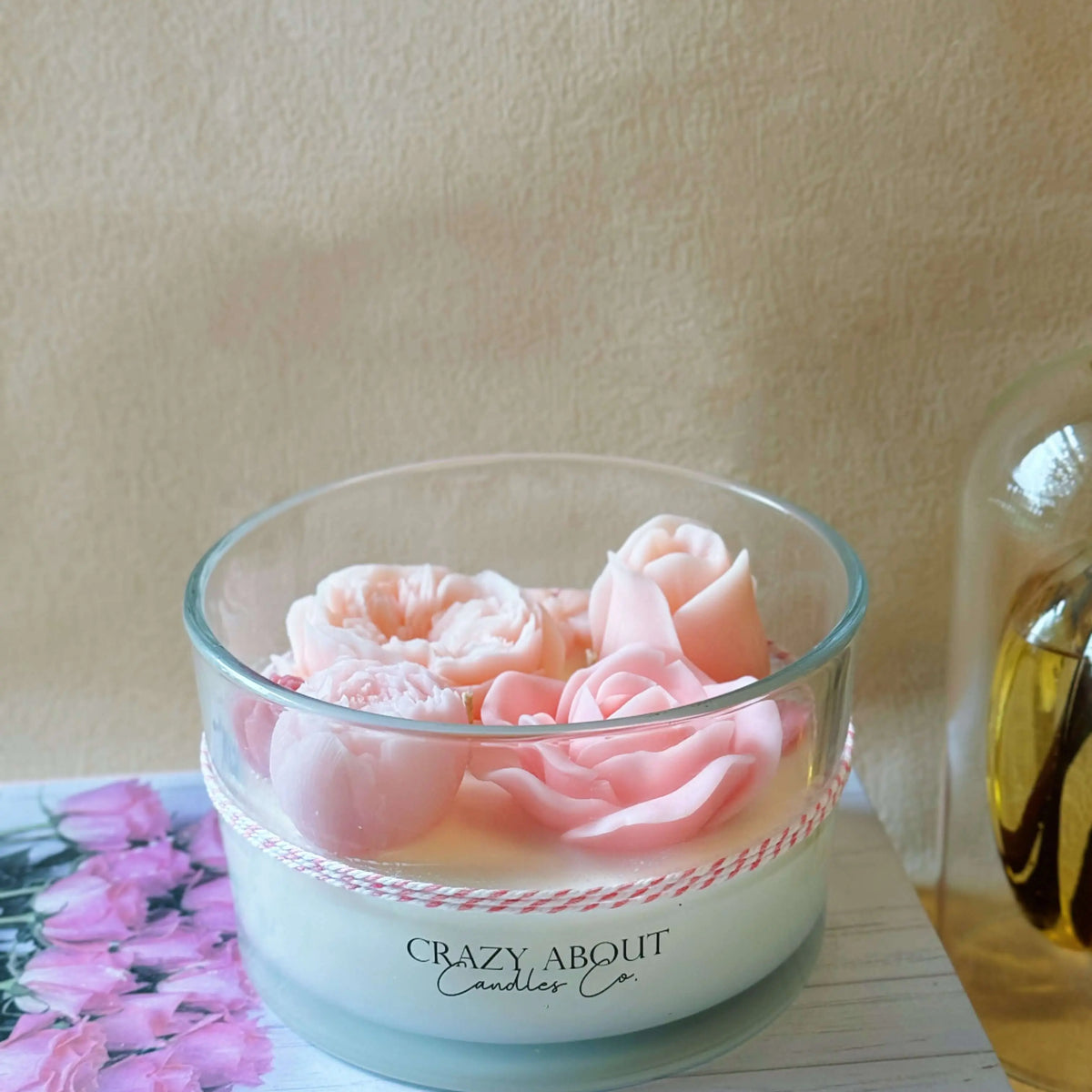 Large Rose Container Candle | Romance Captured