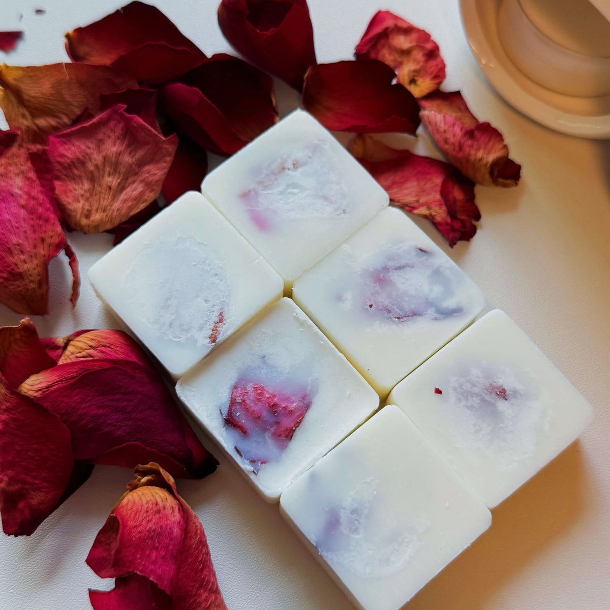 Rose Petal Soy Wax Melts Refill — 4 oz - handmade home fragrance gift