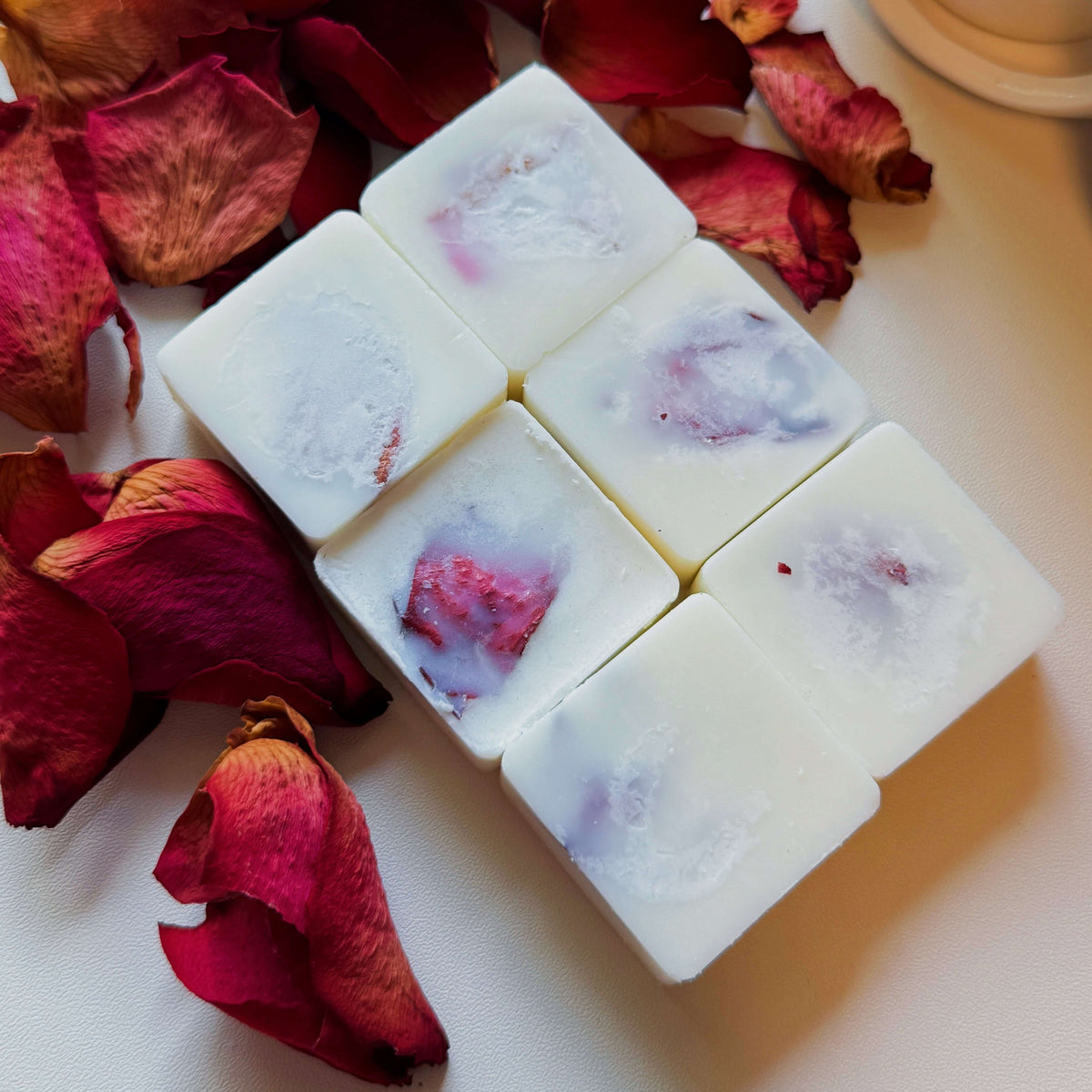 Rose Petal Soy Wax Melts Refill — 4 oz - handmade home fragrance gift