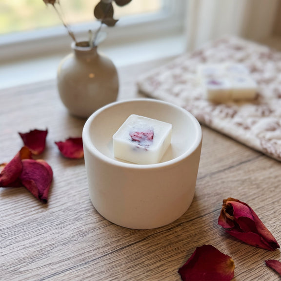 Rose Petal Soy Wax Melts Refill — 4 oz - handmade home fragrance gift