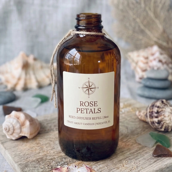 8oz Reed Diffuser Refill – Nature Scents, Essential Oil Infused - handmade home fragrance gift