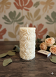 Botanical Rose Candle - handmade home fragrance gift