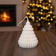 Origami Christmas Tree Candles for Festive Holiday Decor - handmade home fragrance gift
