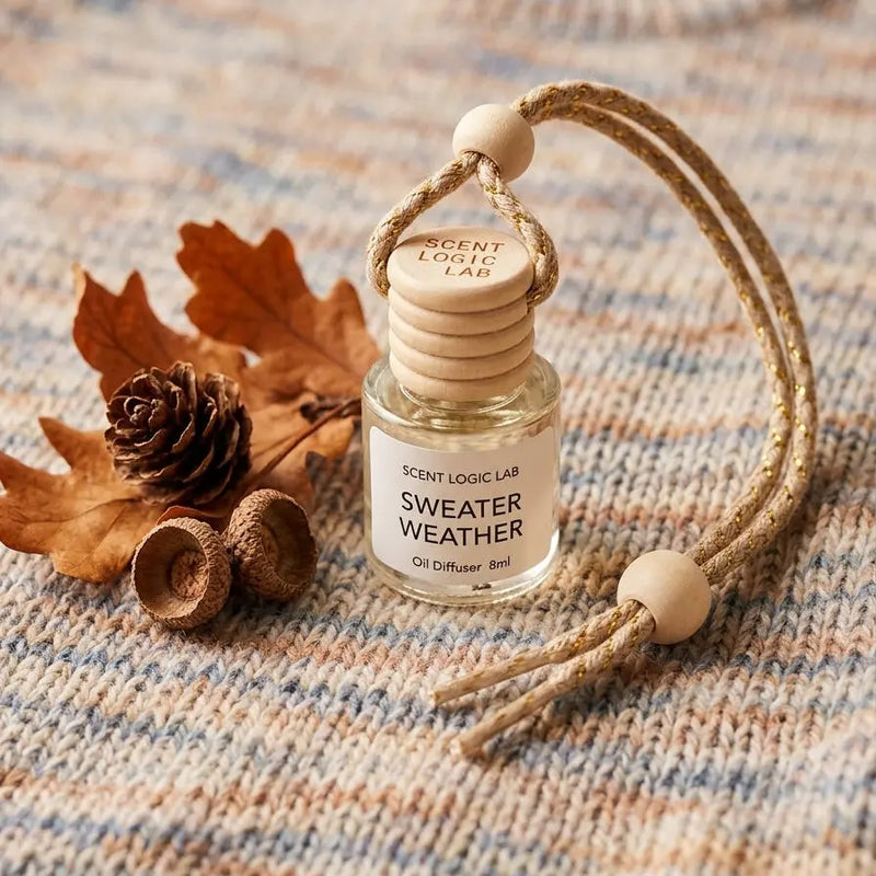 Luxury Car Diffuser Christmas Scents – Long-Lasting 8ml Holiday Fragrance - handmade home fragrance gift