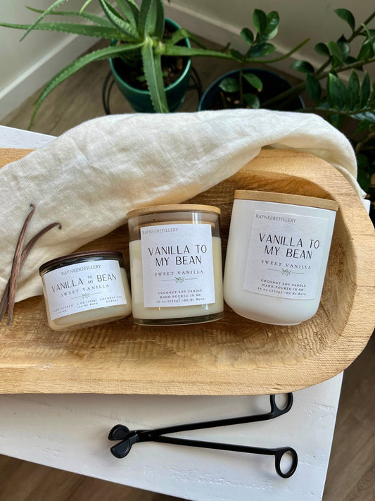 Vanilla To My Bean – Luxury Handmade Coconut Soy Candle
