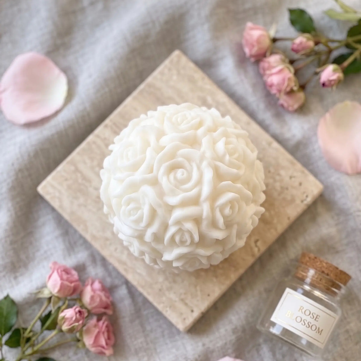 Rose Blossom Candle
