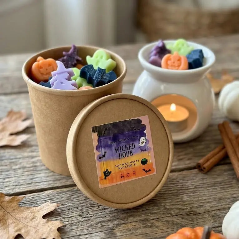 Wicked Hour Halloween Wax Melter Gift Set - handmade home fragrance gift