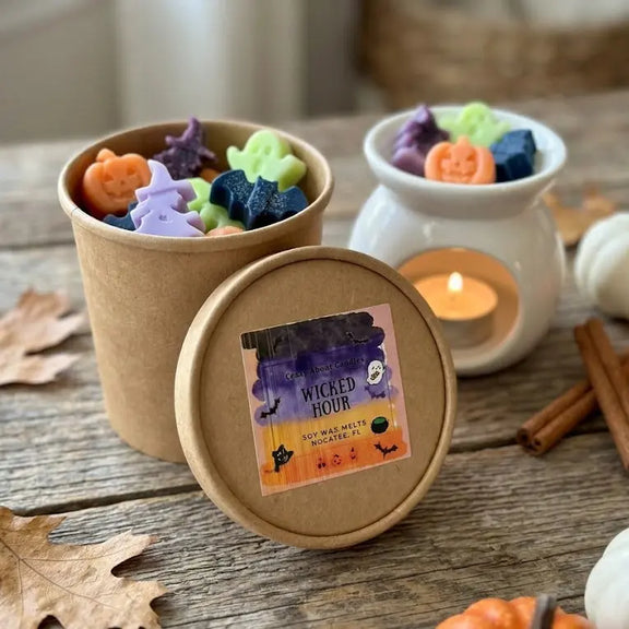 Wicked Hour Halloween Wax Melter Gift Set - handmade home fragrance gift
