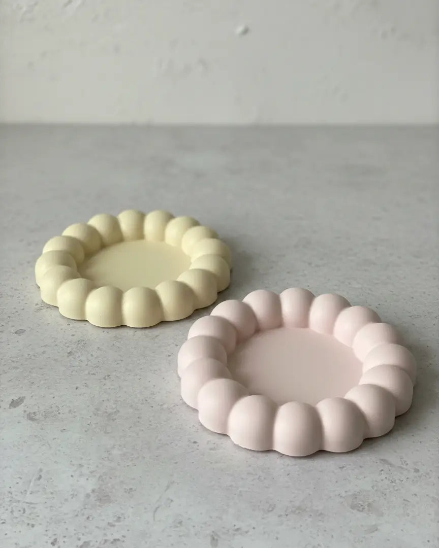 Jesmonite Bubble Tray | Handmade Catch-All Dish - Kind Gifts Co.