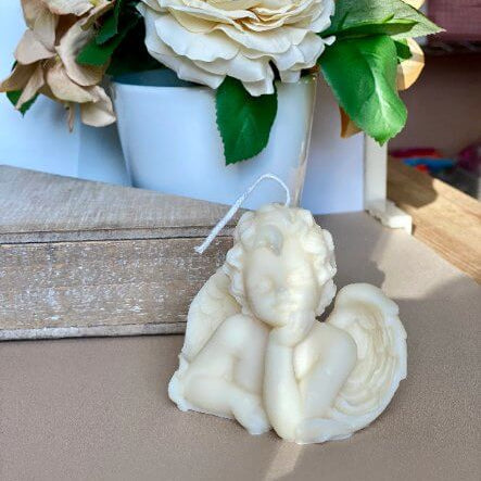 Wax Angel Candle | Handcrafted Soy Wax Decor - handmade home fragrance gift