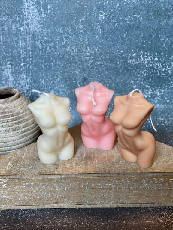Female Body Candle | Handmade Home Decor - handmade home fragrance gift