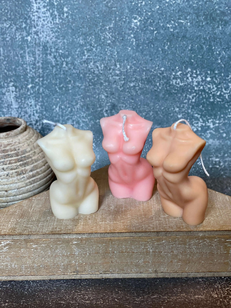 Female Body Candle | Handmade Home Decor - handmade home fragrance gift