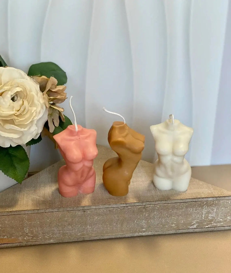 Female Body Candle | Handmade Home Decor - handmade home fragrance gift