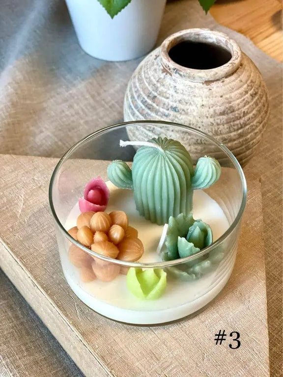 Garden Terrarium Candle – A Touch of Nature’s Serenity - handmade home fragrance gift