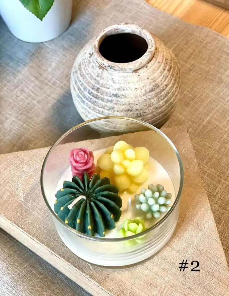 Garden Terrarium Candle – A Touch of Nature’s Serenity - handmade home fragrance gift
