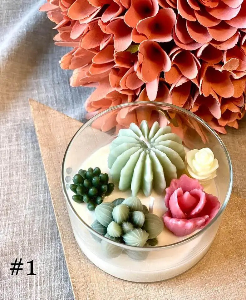 Garden Terrarium Candle – A Touch of Nature’s Serenity - handmade home fragrance gift