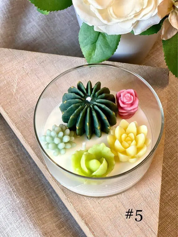 Garden Terrarium Candle – A Touch of Nature’s Serenity - handmade home fragrance gift