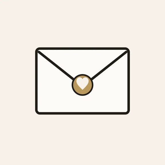 Gift note card icon