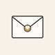 Gift note card icon