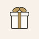 Gift wrapping icon