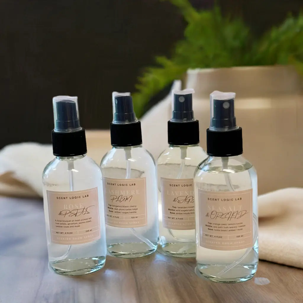 4oz Room & Linen Spray – Over 20 Luxe Scents - handmade home fragrance gift