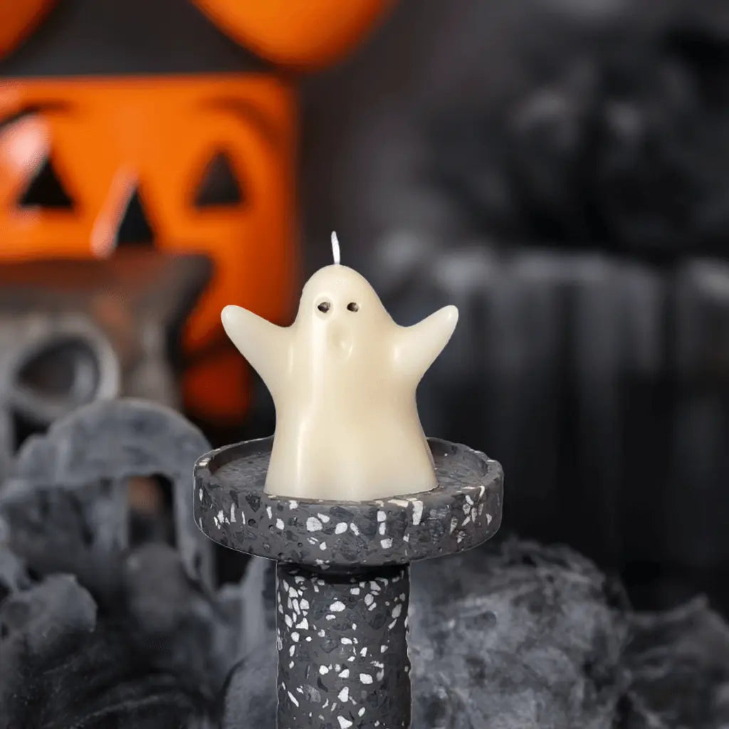 Ghost Candle |  Halloween Decor - Kind Gifts Co.