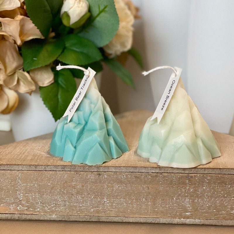 Iceberg Candle | Sculpted Elegance - handmade home fragrance gift