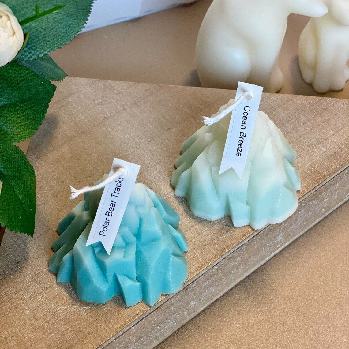 Iceberg Candle | Sculpted Elegance - handmade home fragrance gift