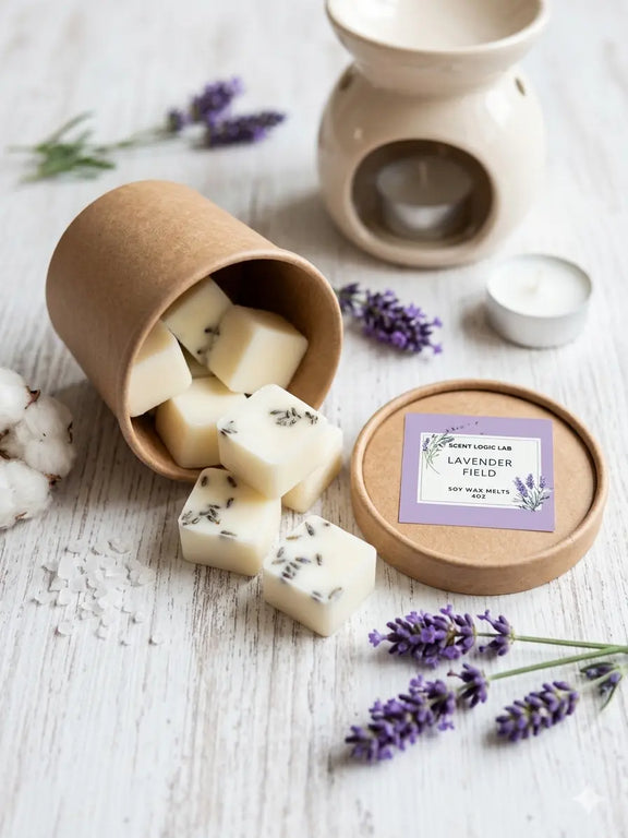 Lavender Bliss Wax Melt — 4 oz Premium Soy, Flame-Free Aromatherapy - handmade home fragrance gift