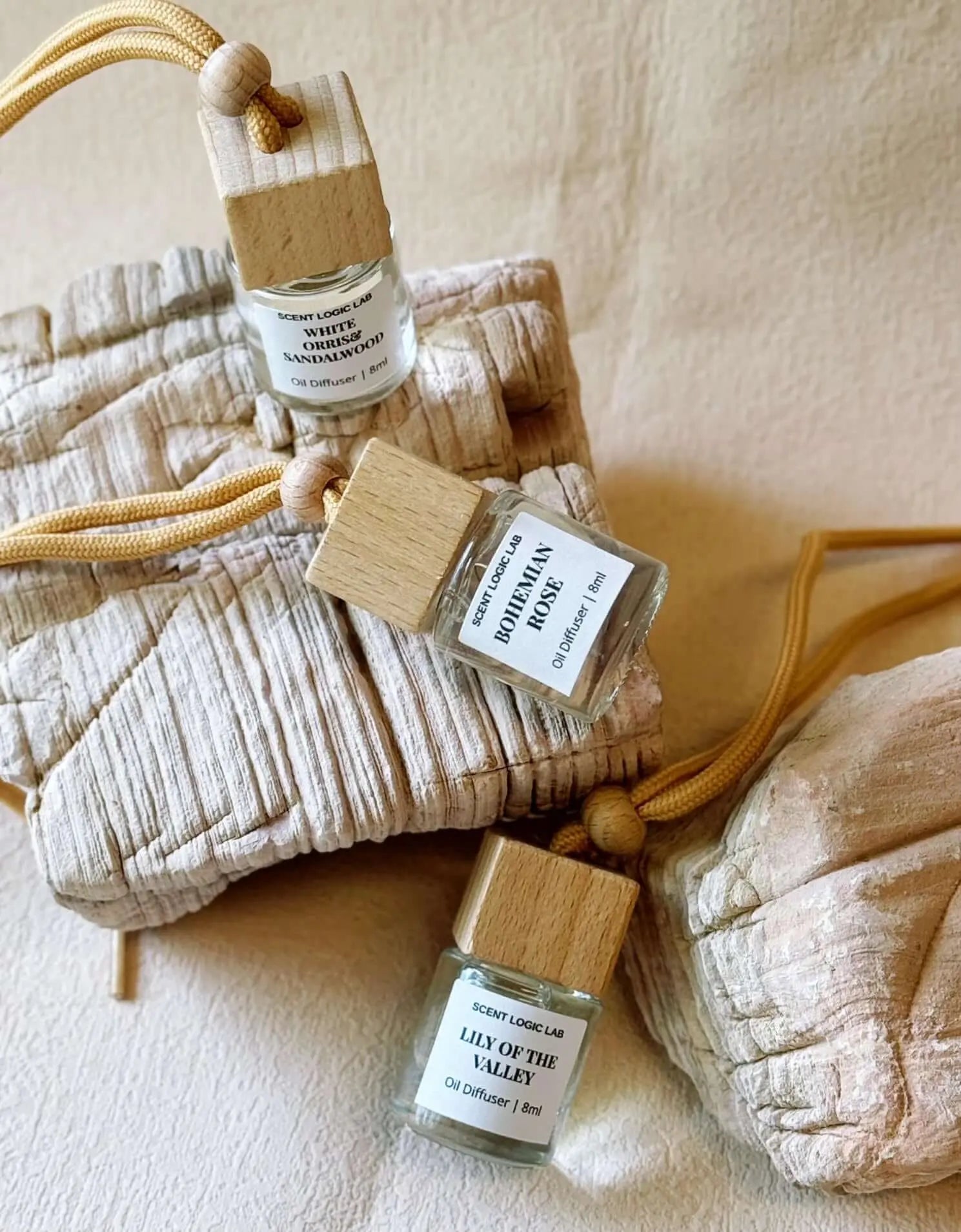 Luxury 8ml Car Diffuser in Fruity Scents - handmade home fragrance gift