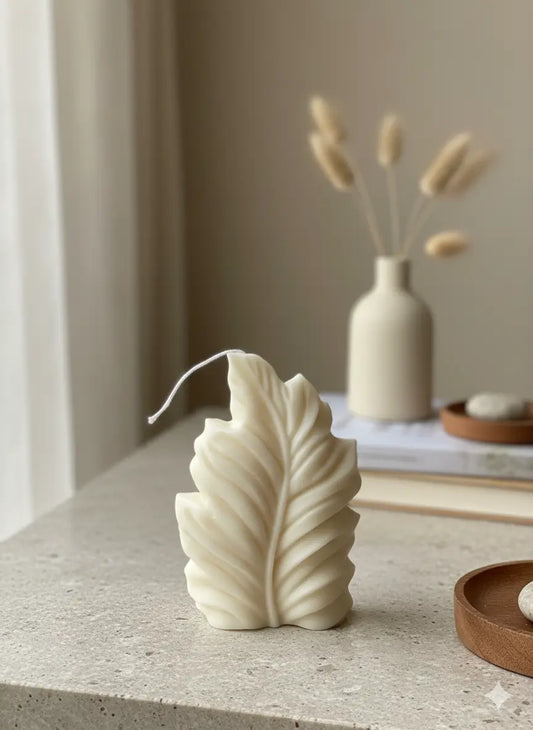 Minimalist Feather Candle — Handcrafted Soy Wax Elegance - Kind Gifts Co.