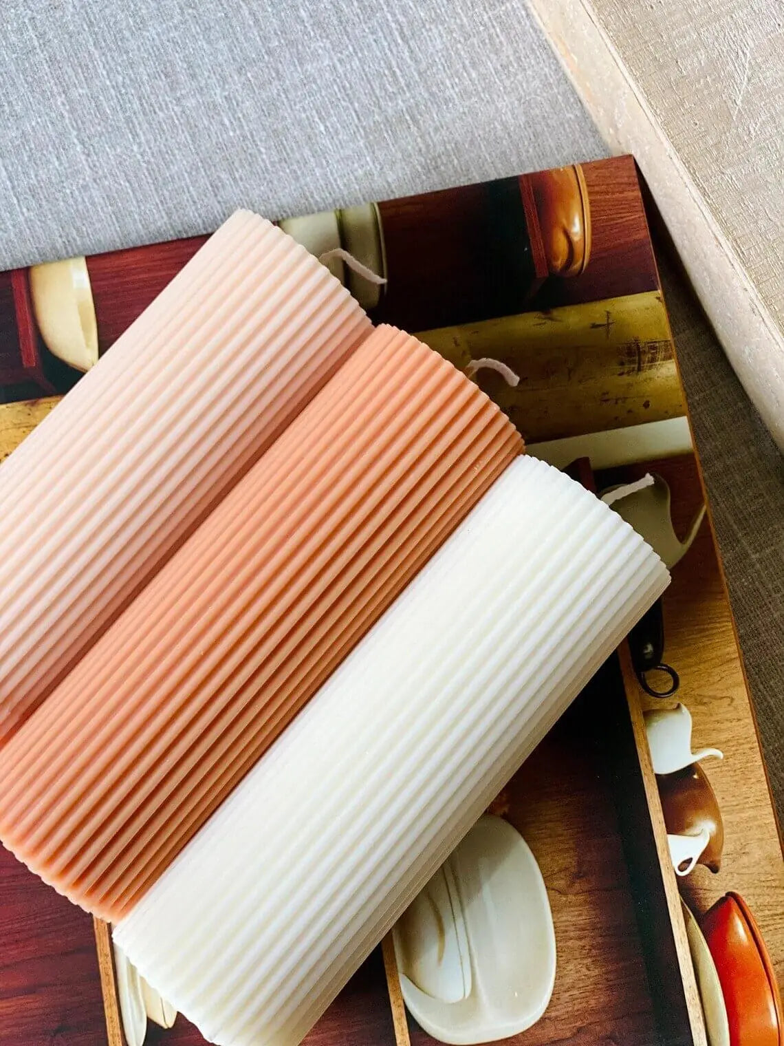Ribbed Candle | Effortless Home Decor - handmade home fragrance gift