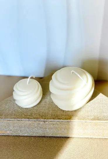 Swirl Candle | Minimalist Creation - handmade home fragrance gift