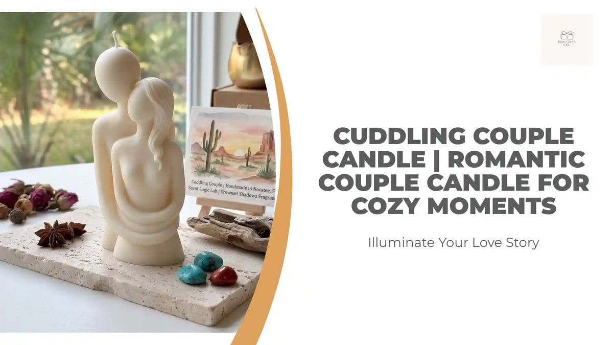 Cuddling Couple Candle | Romantic Couple Candle for Cozy Moments by@Outfy