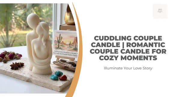 Cuddling Couple Candle | Romantic Couple Candle for Cozy Moments by@Outfy