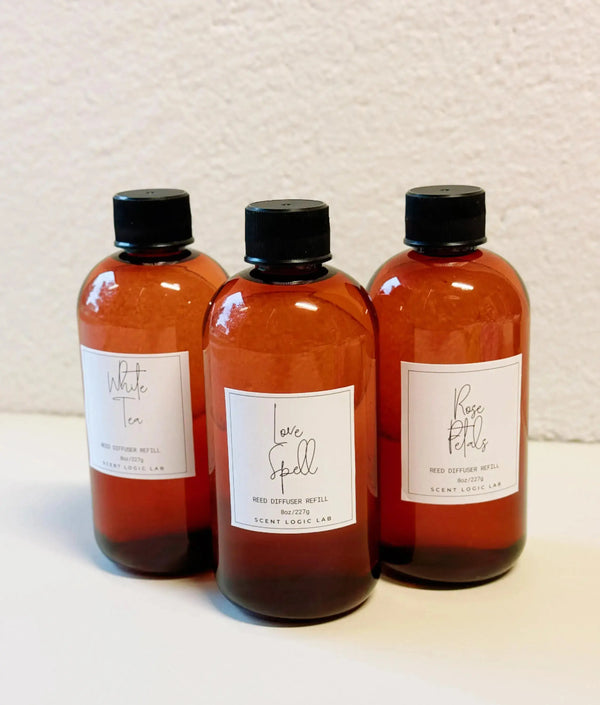 Reed Diffuser Refill – 8oz | Nature Scents, Essential Oil Infused - Kind Gifts Co.