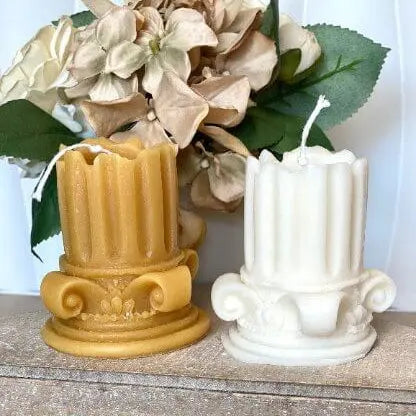 Romano Pillar Candle | Elegant Home Decor - handmade home fragrance gift