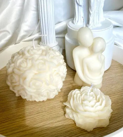 Rose Blossom Candle - handmade home fragrance gift